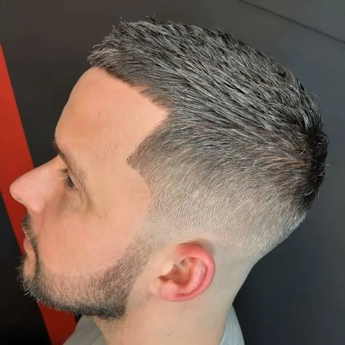 caesar haircut for thin hair over 40