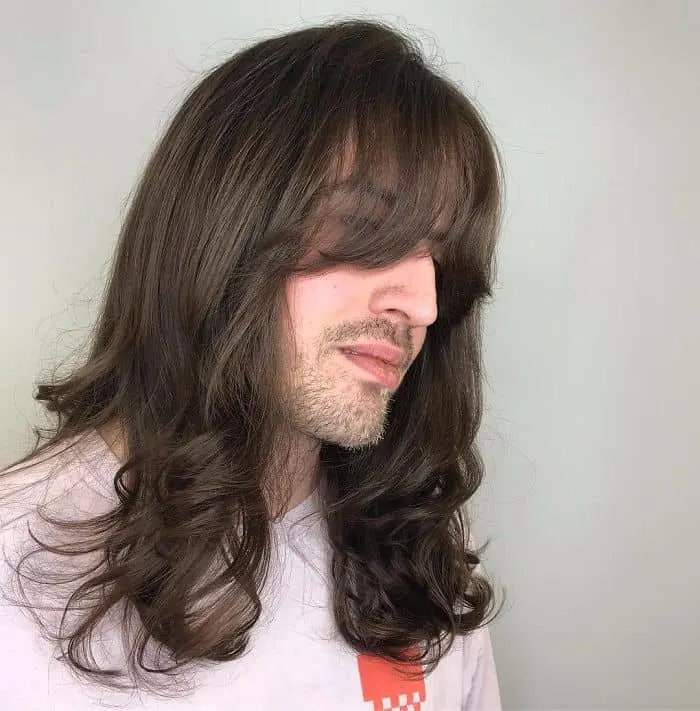  Fringe Cut for Men with Long Hair
