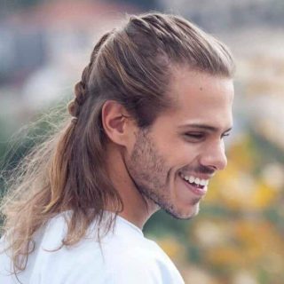 long hair braids for men