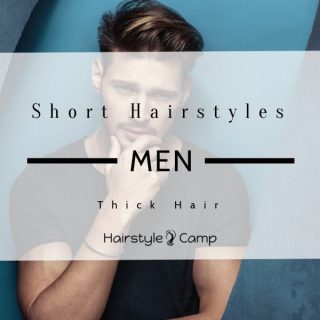 short hairstyles for men with thick hair