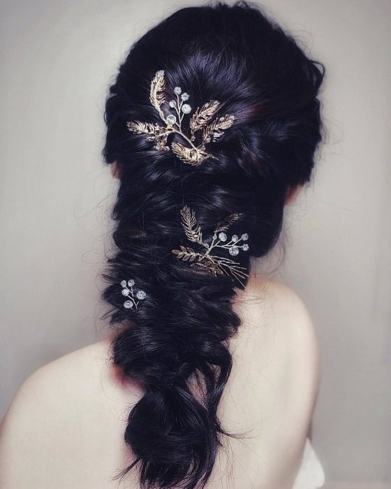 mermaid braids with hairpieces