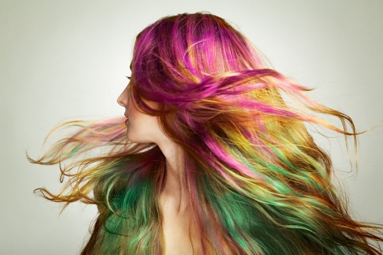 mermaid hair highlights