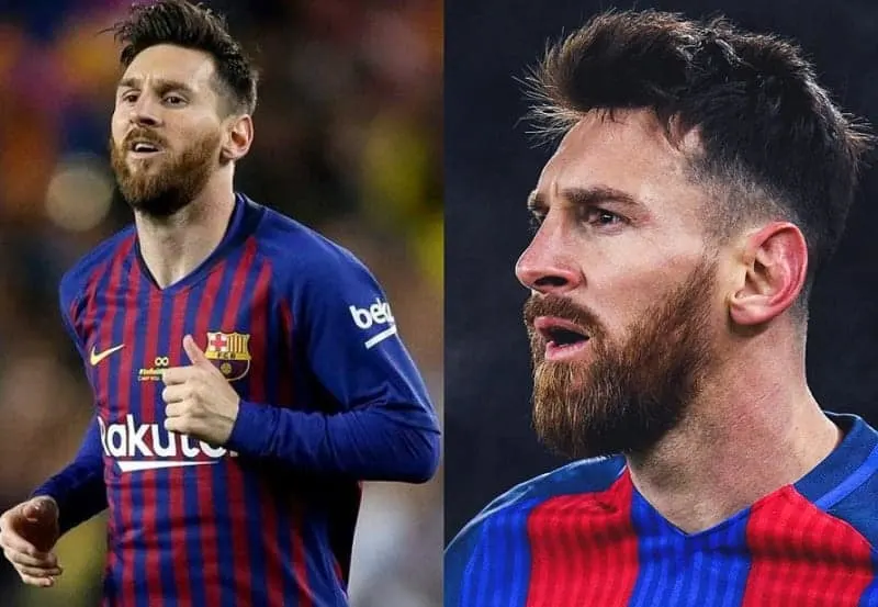 beard styles of Messi