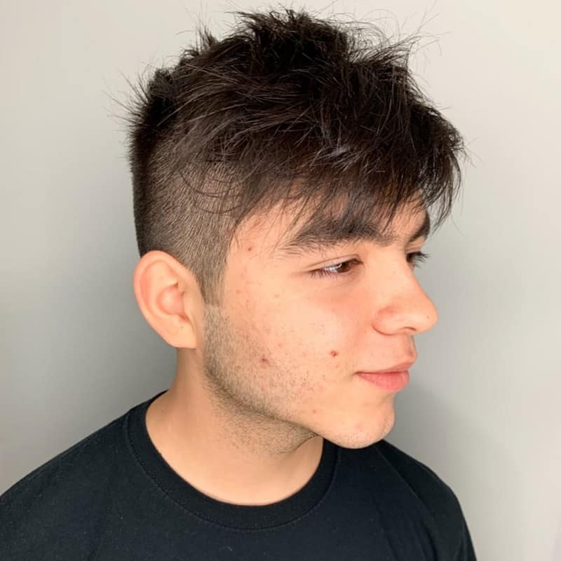 messy disconnected undercut