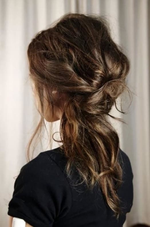 42 Quick & Easy Messy Ponytail Hairstyles for 2023