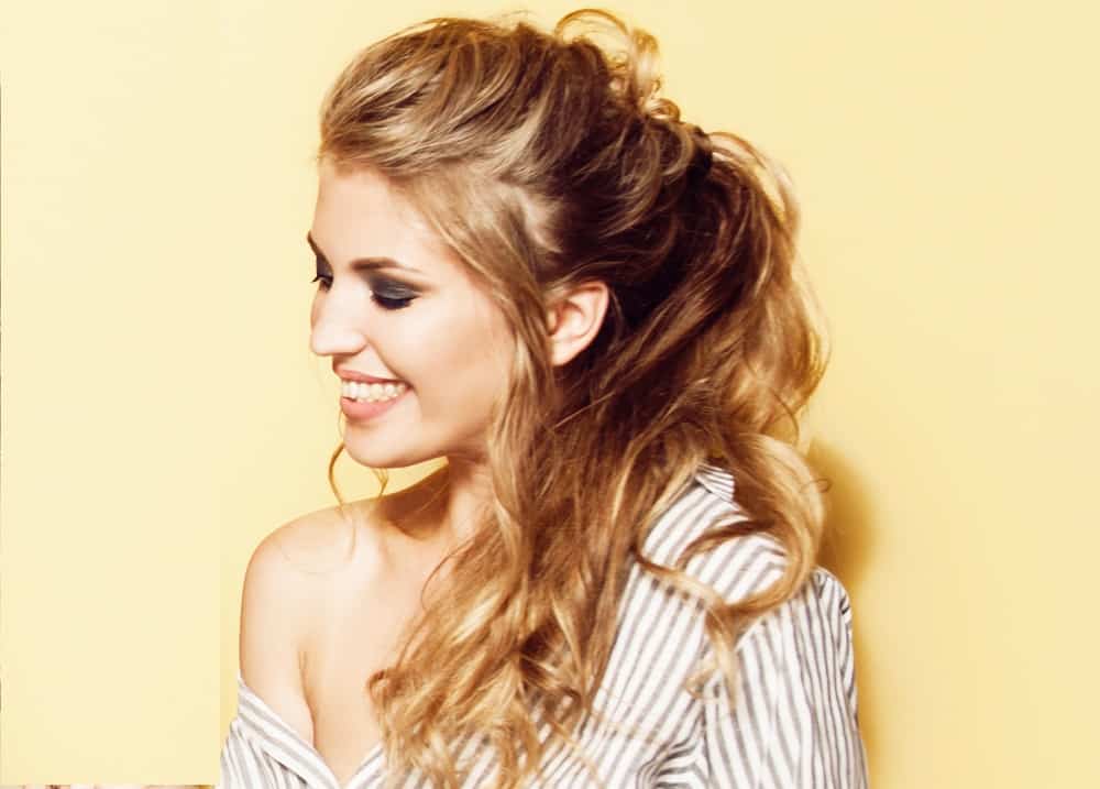 messy ponytail for women 