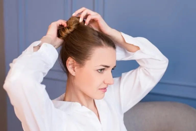 How to Do A Messy Top Knot