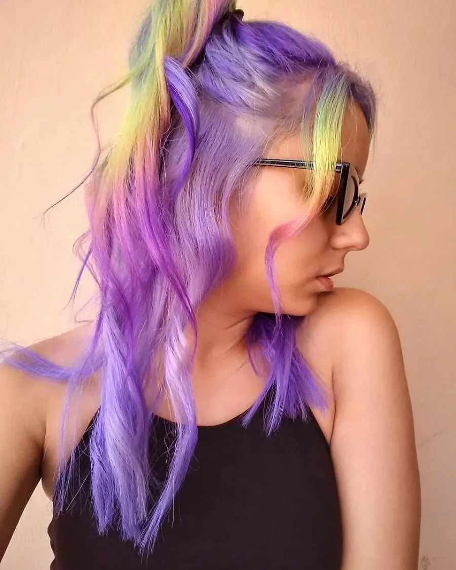 mexican dyed hairstyle