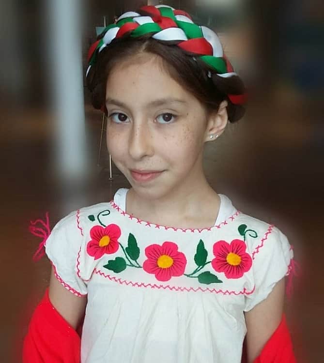 mexican hairstyle for little girl