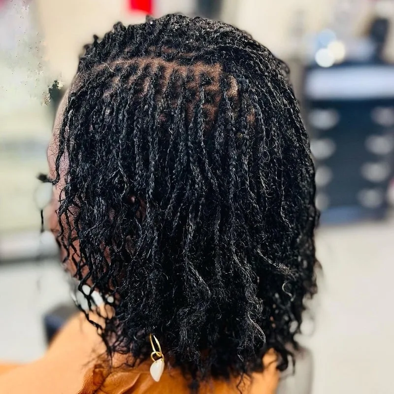 microlocs with braids