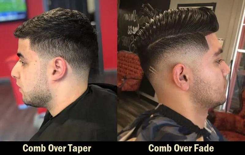 Comb Over Taper vs Fade