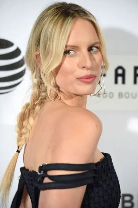 Loose Braid with Middle Part