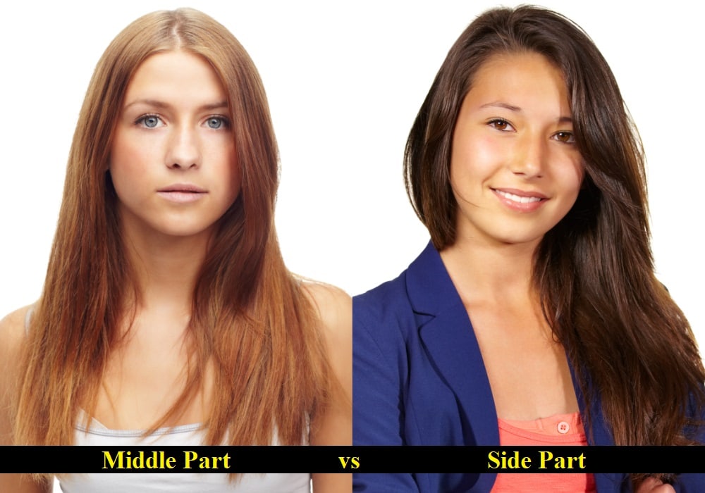 Middle Part or Side Part Which One Is Right for You? Hairstyle Camp