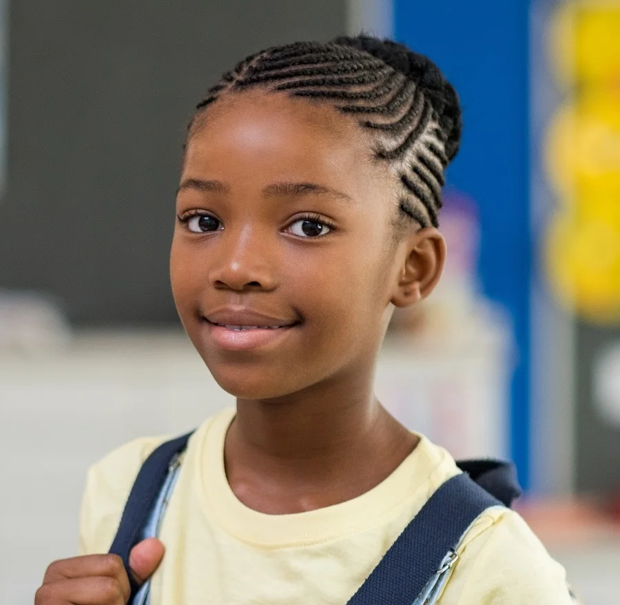 middle school hairstyle for black girls