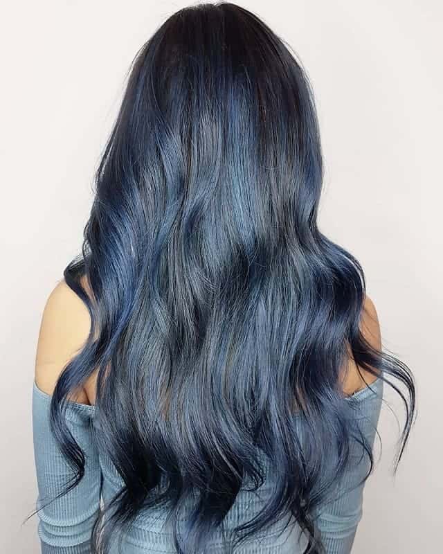 35 Midnight Blue Hair Color Ideas for A Unique Look in 2024