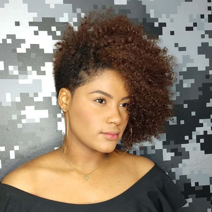 curly hairstyle for mixed girls