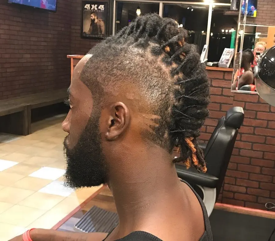 mohawk dreads for black men