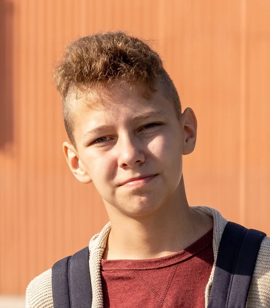 mohawk haircut for 13 year old boys