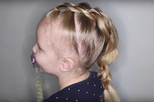 Fake mohawk for little girls