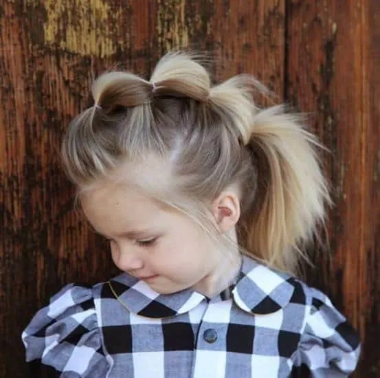Mohawk Puffy Tail for little girls