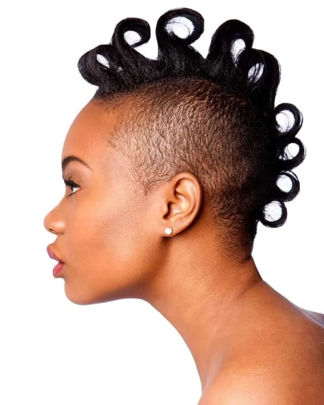 mohawk hairstyles for black women