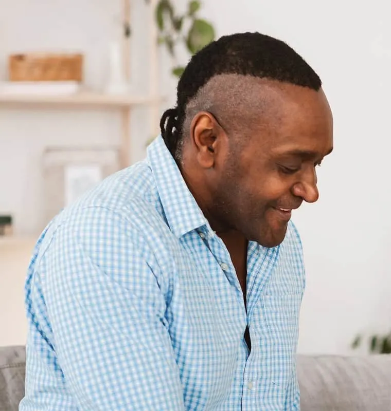 mohawk mullet for black men