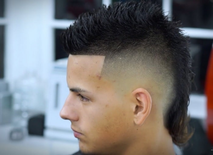 How to Style a Mohawk on a Mullet