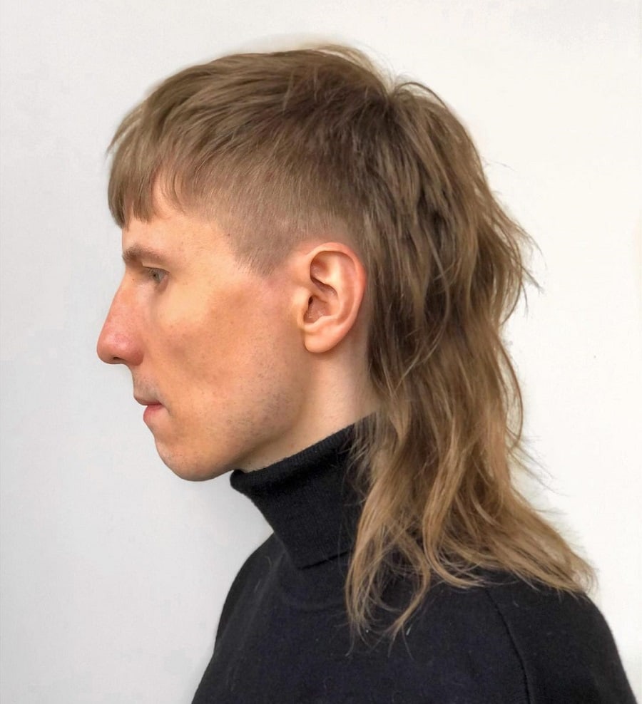 mullet hair with undercut