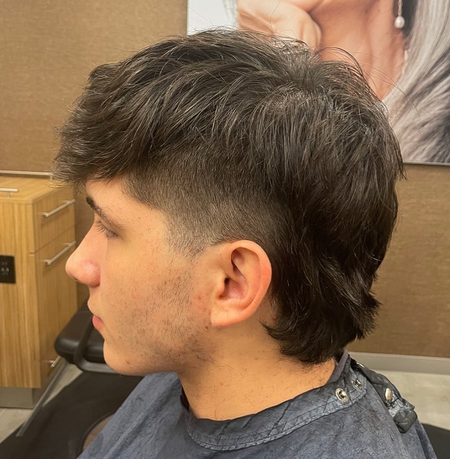 mullet with 3 on the sides