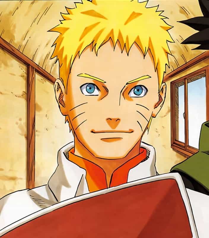 anime boy Naruto Uzumaki with blonde hair