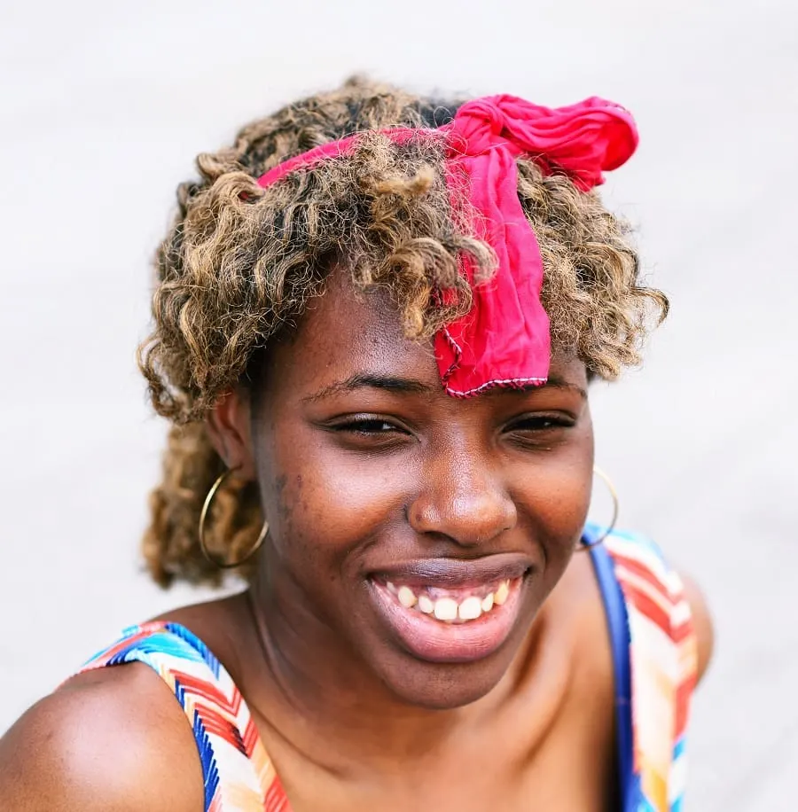 natural hair bangs for small forehead