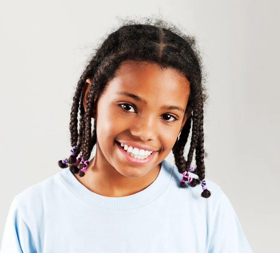 natural hair braids for black teenage girls