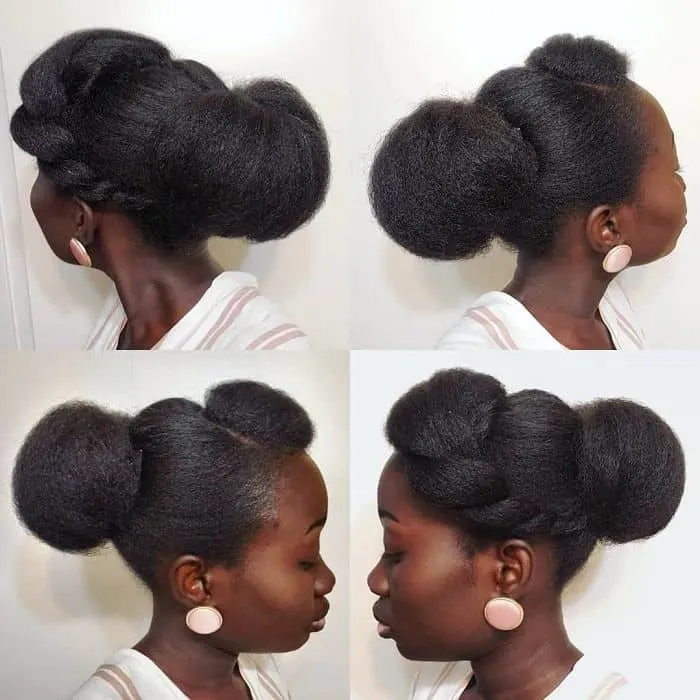 DIY Natural Hairstyle Tutorial  Amazing Tuck Roll And Pin  Natural  Hairstyles  YouTube