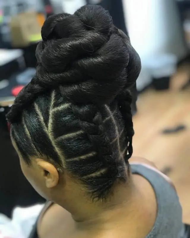 natural hair updos