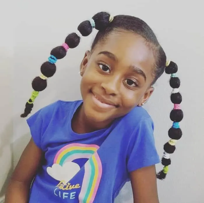 natural hairstyle for kids