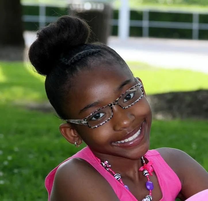 natural hairstyle for school