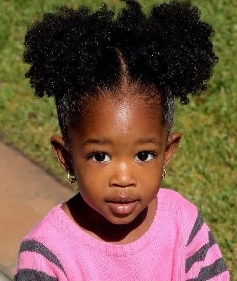 20 Cute & Easy Natural Hairstyles for Your Little Girls – HairstyleCamp