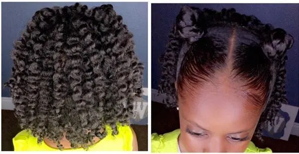 natural twist out hairstyle