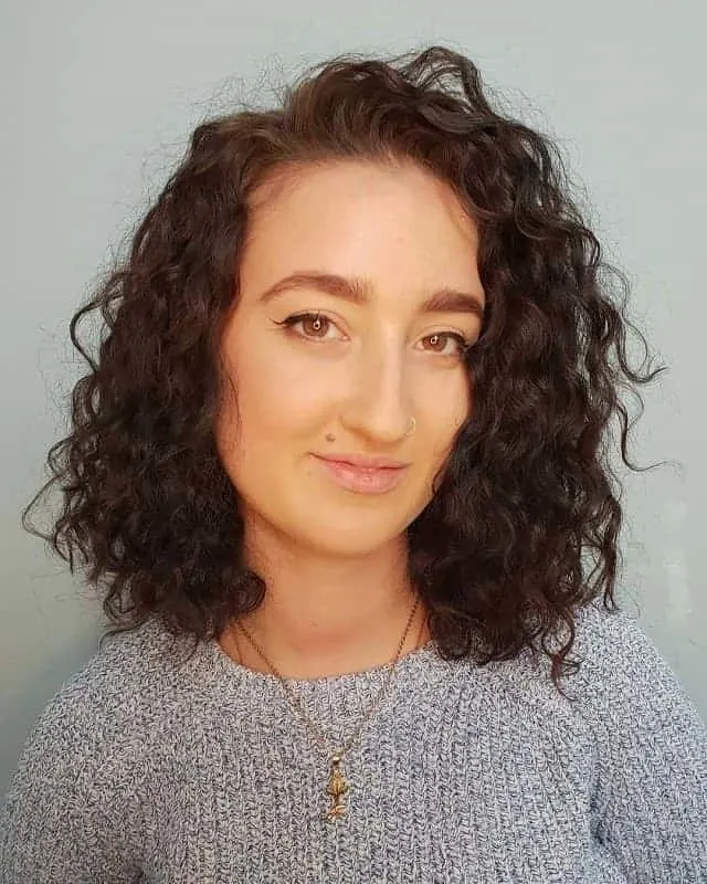 natural wavy perm hair