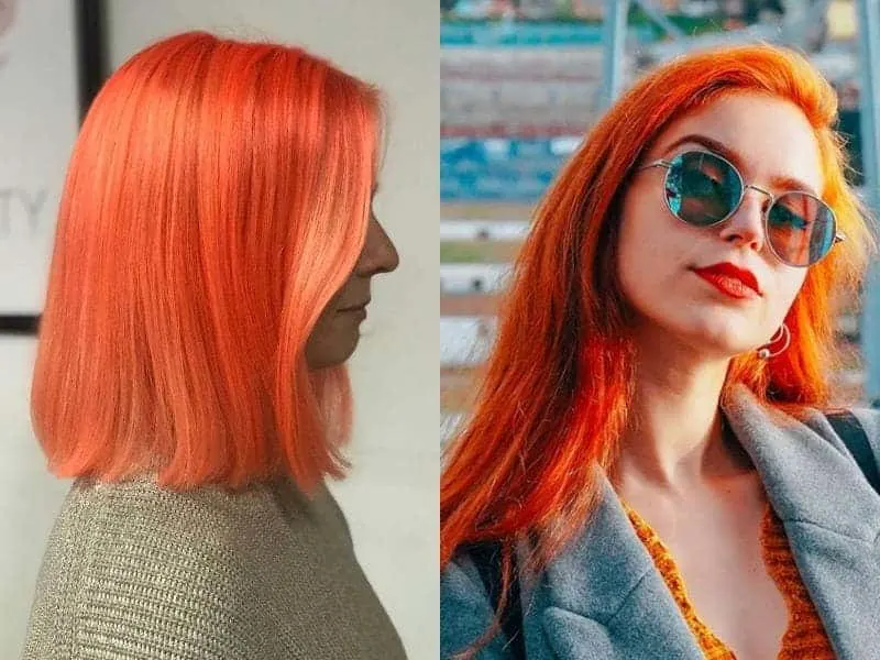 Neon Orange Hair