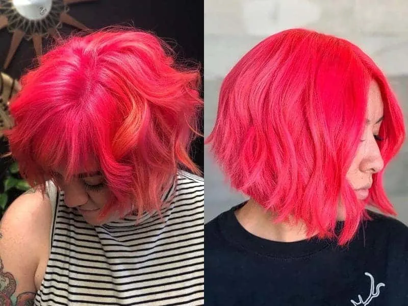 Neon Pink Hair