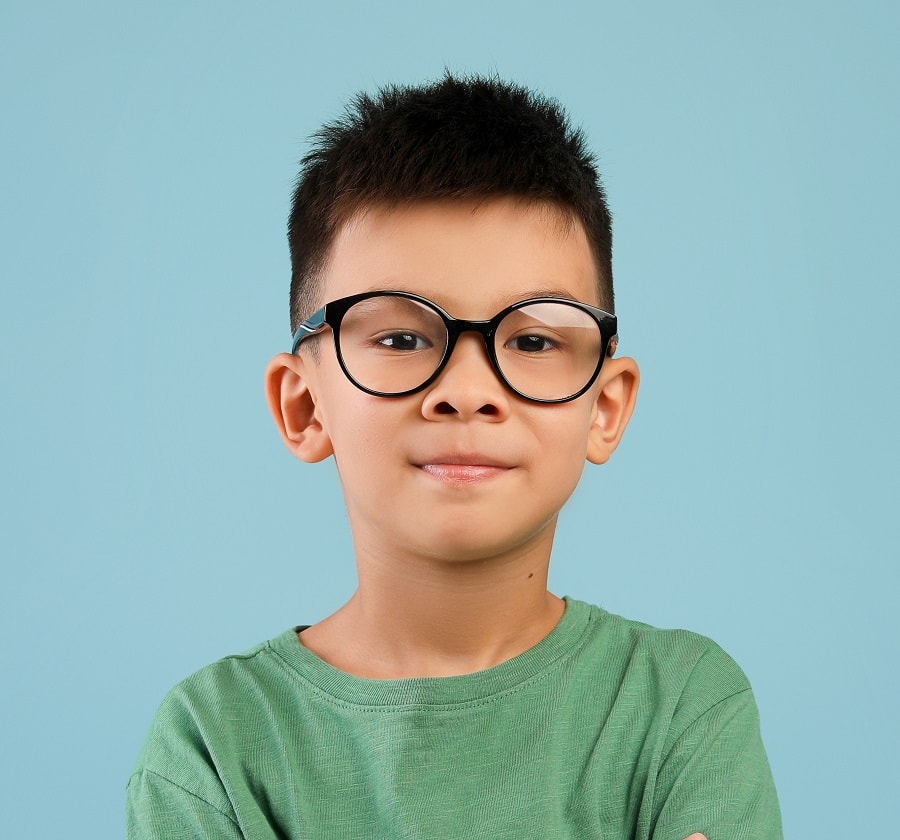 nerd hairstyle for boys