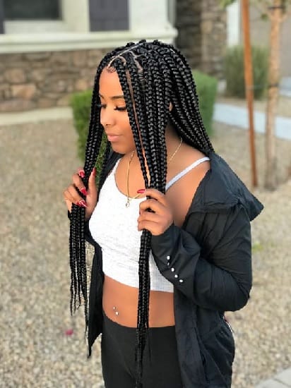 women's nigerian hairstyle with attachment