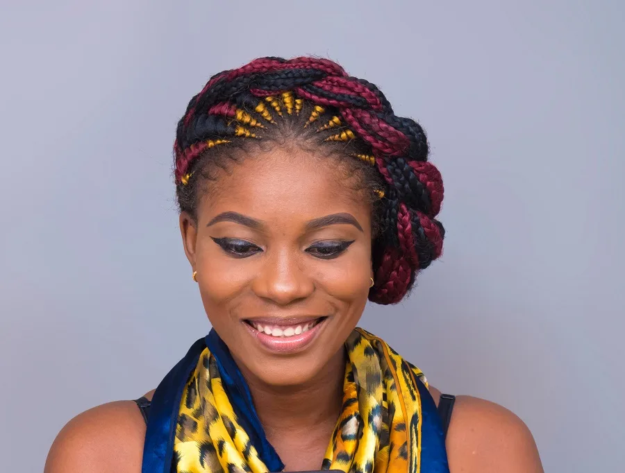 nigerian braided hairstyle