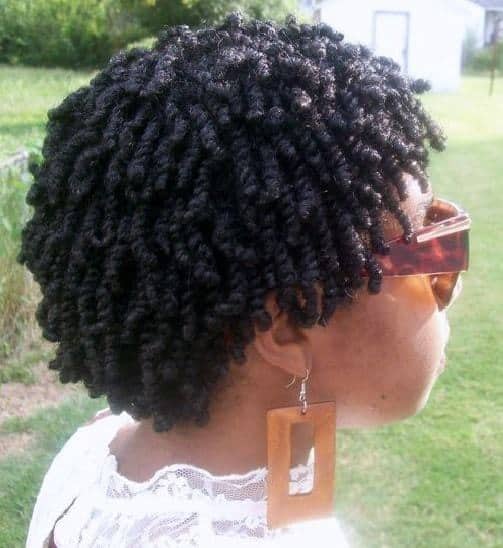 nigerian braided hairstyle with mini twists
