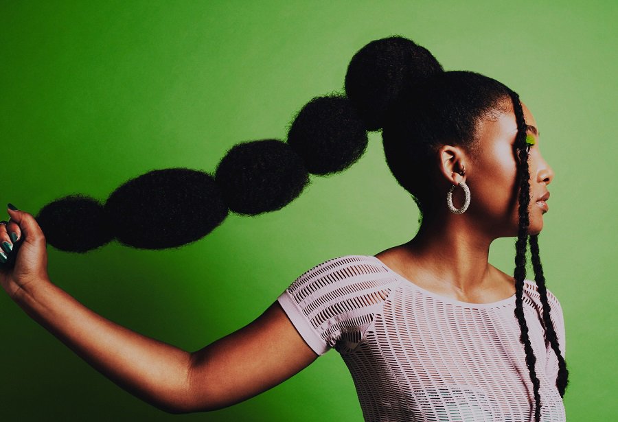 nigerian ponytail with attachment
