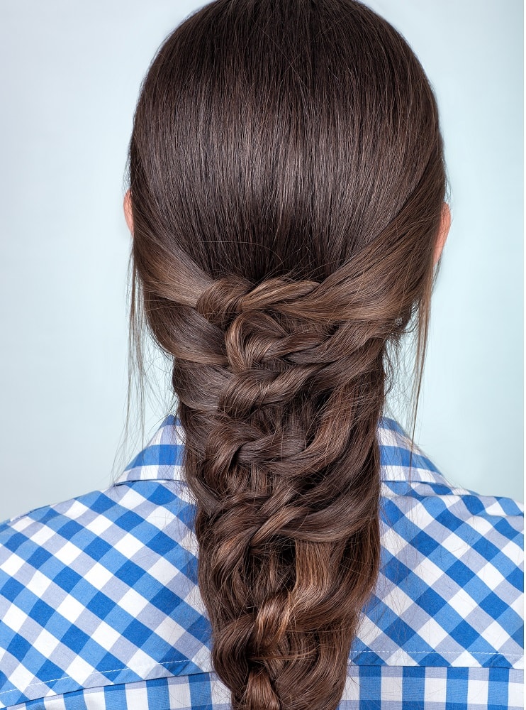 no braid knot hairstyle