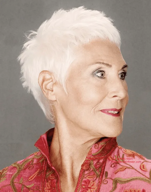 short hairstyles for older women