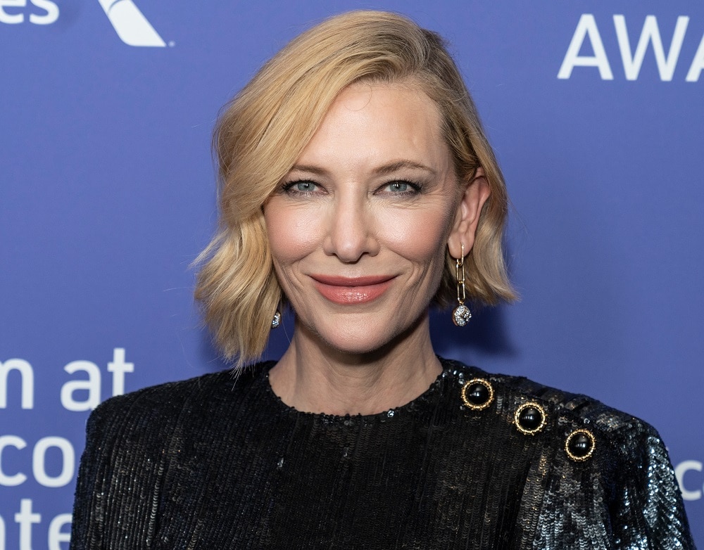 older celebrity actress with bob haircut - Cate Blanchett