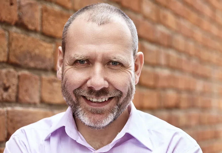 older mens buzz cut for receding hairline